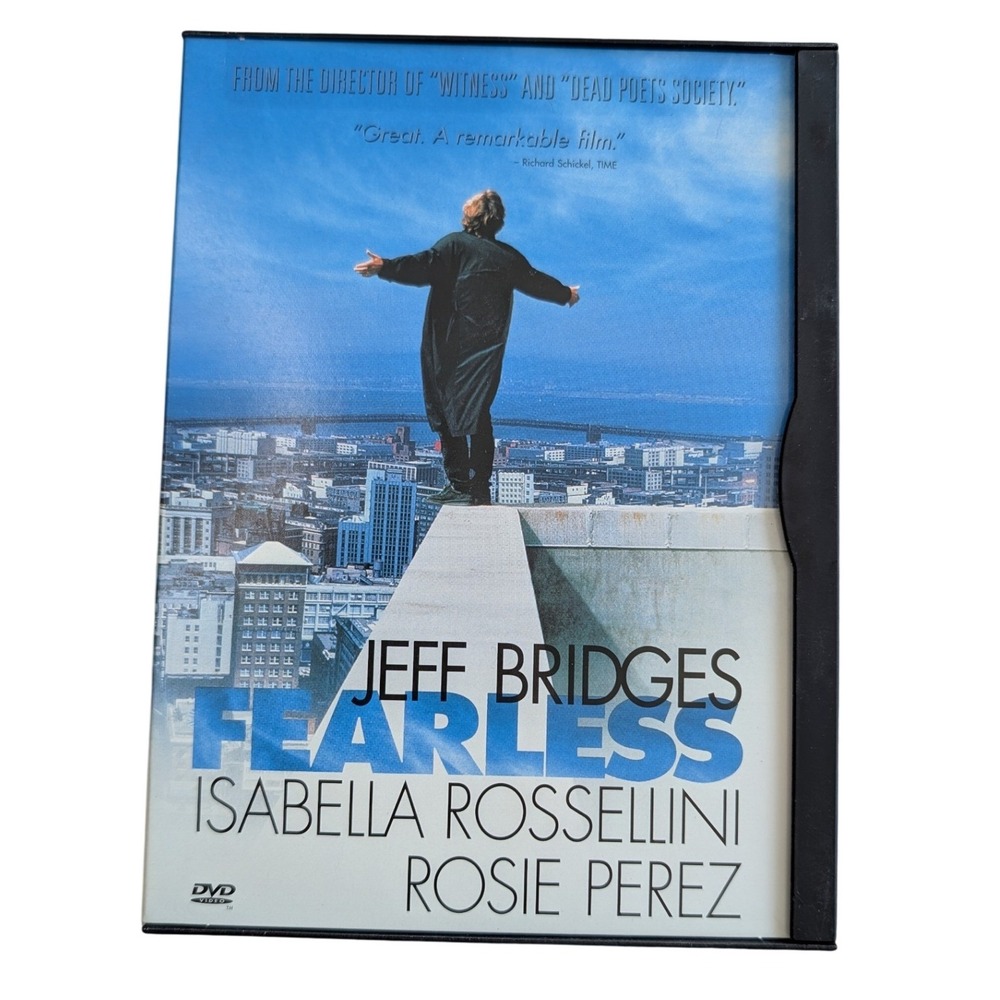 Fearless DVD Full‎ Screen Jeff Bridges Isabella Rossellini Rosie Perez